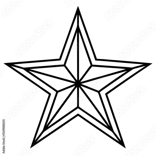 Simple Education Star Outline