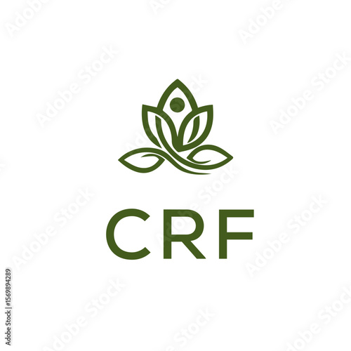 CRF Letter Initial Logo Design Template Vector Illustration