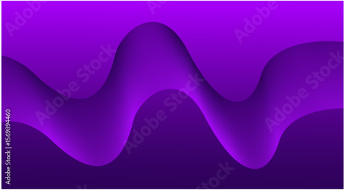 Abstract Blend Wavy Curved Background Purple Design Vector Illustration
