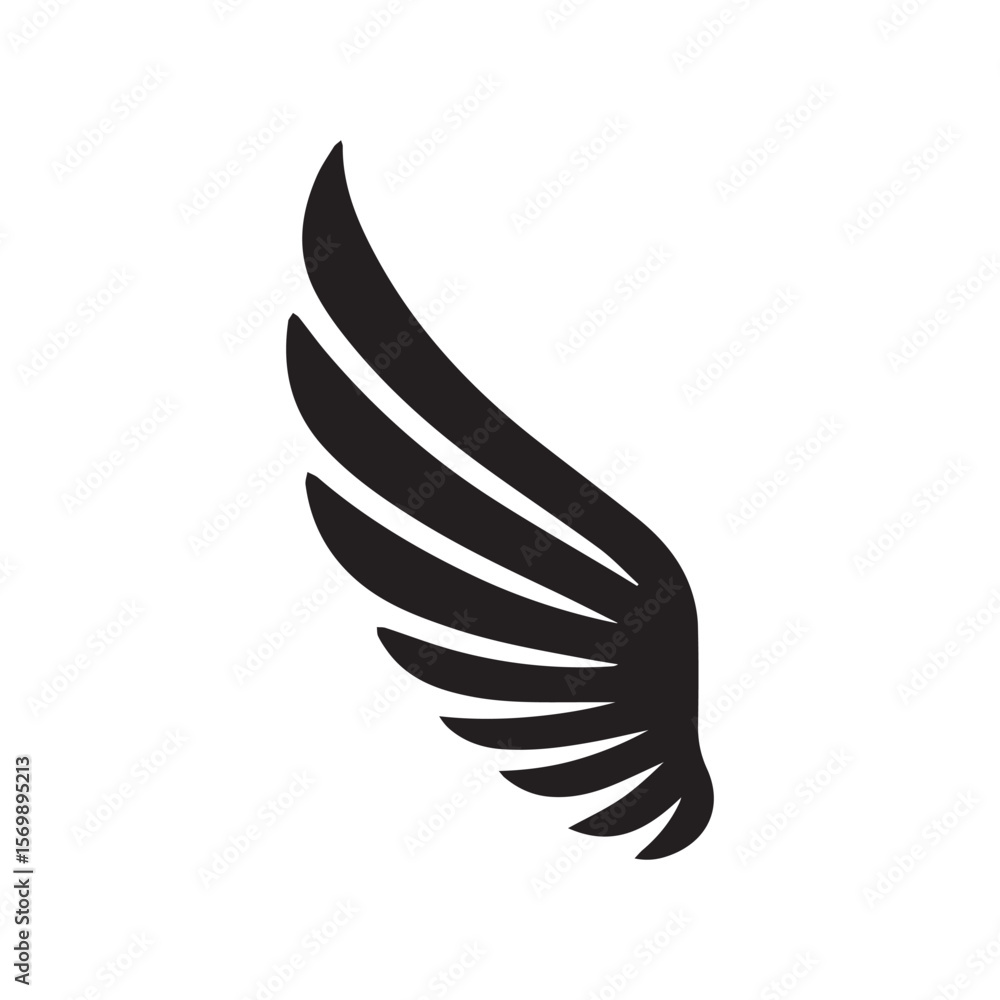 Obraz premium Bird wing vector illustration