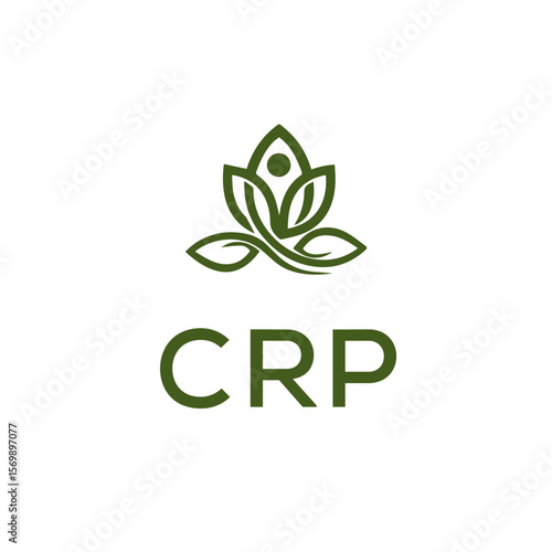 CRP Letter Initial Logo Design Template Vector Illustration