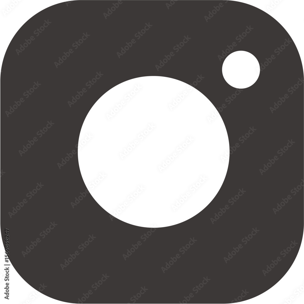 Dark Gray Rounded Square Camera Icon Photography, Social Media, Image, Photo, App Dark Gray Rounded Square Camera Icon Photography, Social Media, Image, Photo, App