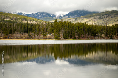 lake in the rocky mountains