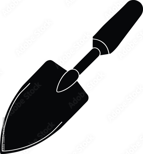 archeologist s trowel on white background.eps