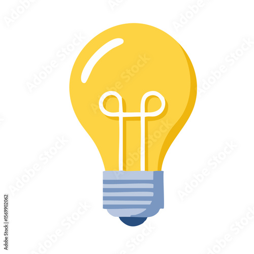 Lightbulb Isolated on a Transparent Background