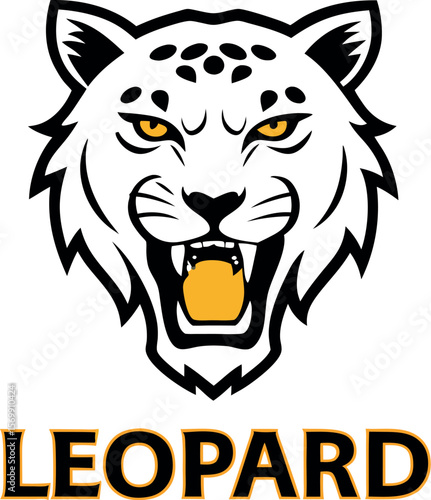 Creative Leopard Logo Vector for Trendy T Shirt Branding