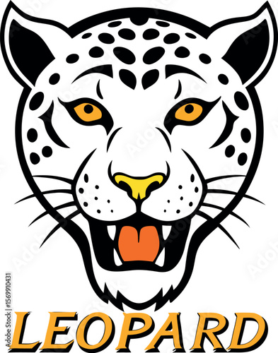 Stylish Leopard Head Logo Design for Modern T Shirt Brands
