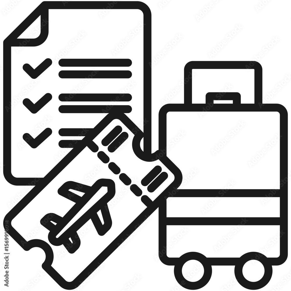 Obraz premium Travel Checklist