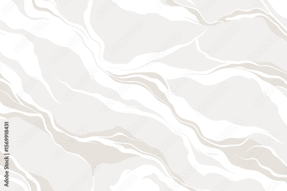 Obraz premium Abstract Beige and White Marble Texture Background with Smooth Flowing Lines