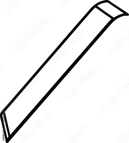 Tape Illustration: A sleek, modern illustration of a tape, showcasing clean lines and a minimalist aesthetic.