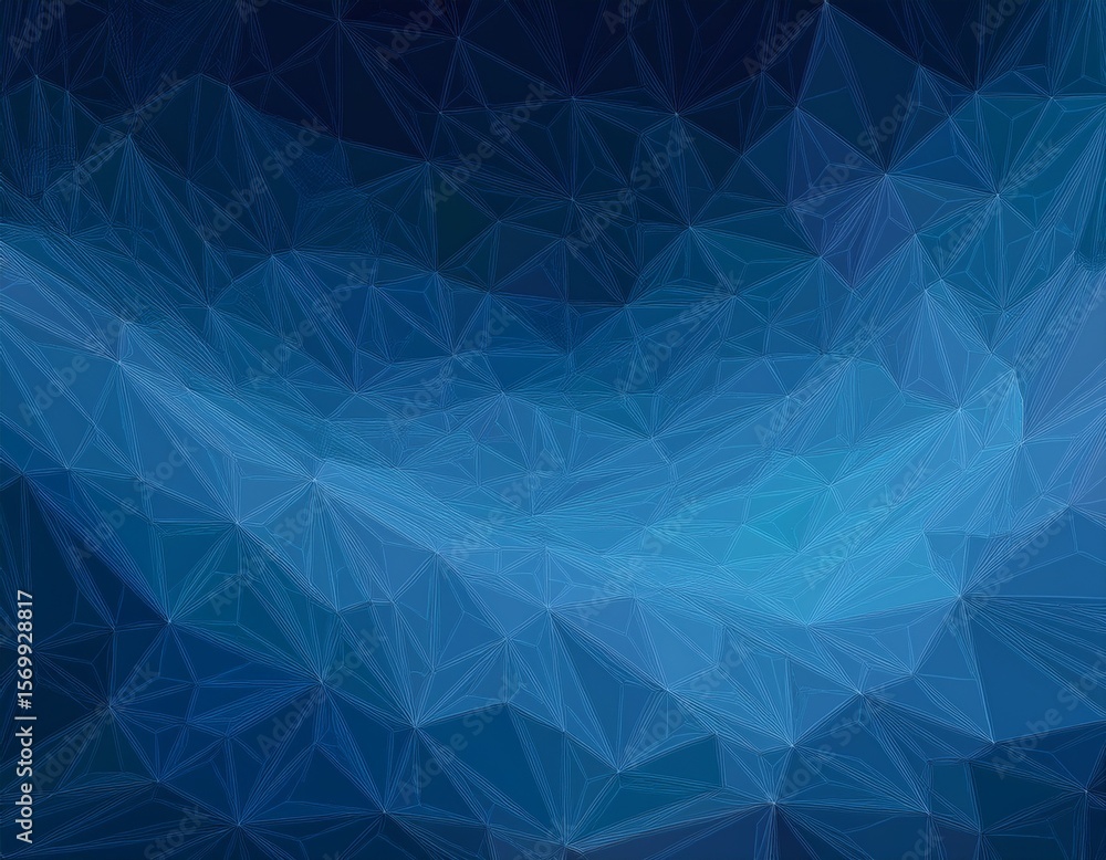 Obraz premium dark blue low poly plexus abstract background