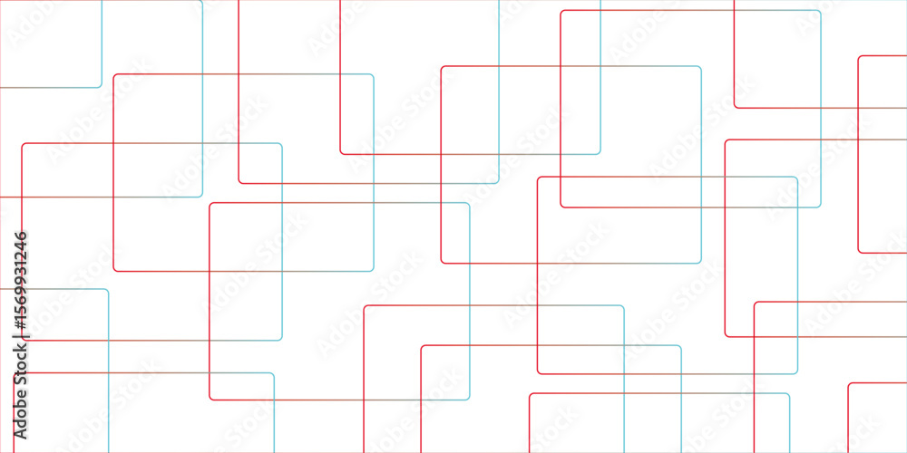 Fototapeta premium Minimalist abstract background with a white base, with a geometric pattern composed of thin.Modern, and elegant, appearance, ideal for tech, design, or corporate themes.