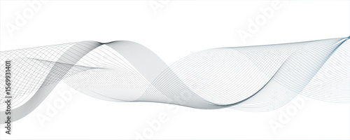 Abstract wave design with a series of flowing, overlapping sinusoidal curves in a gradient.Futuristic technology and sound wave lines. Digital frequency track equalizer with Stylized line art.