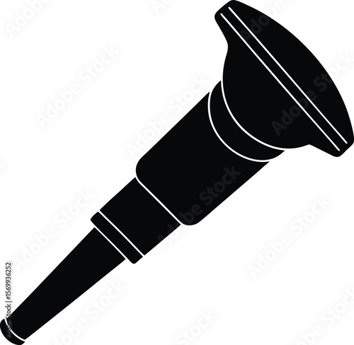 otoscope tip on white background.eps