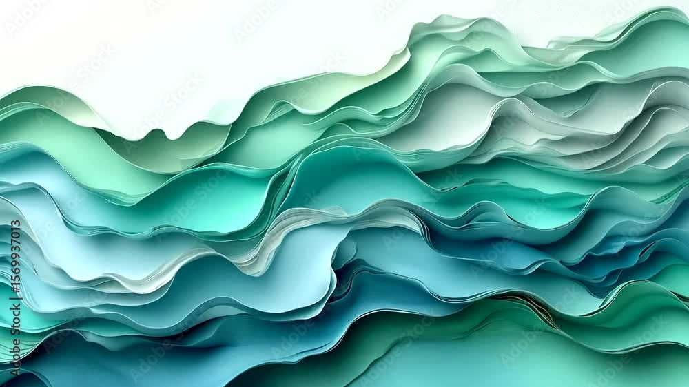 Abstract Turquoise Waves Gradient Background for Creative Design Projects and Presentations Abstract Turquoise Waves Gradient Background for Creative Design Projects and Presentations