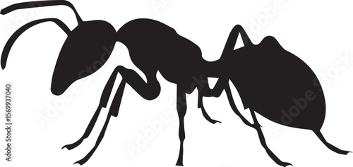 Print Ant Insect Silhouette