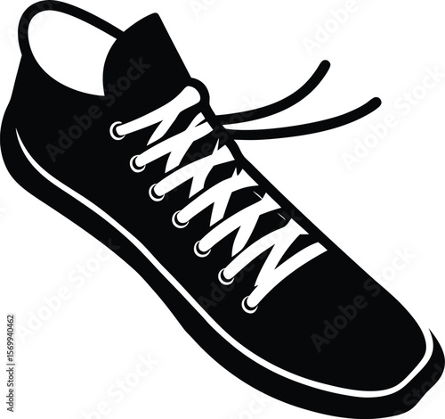 shoelace aglet on white background.eps