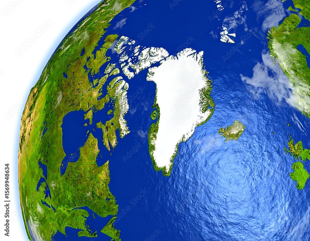 Fototapeta premium Earth's Arctic region (1)