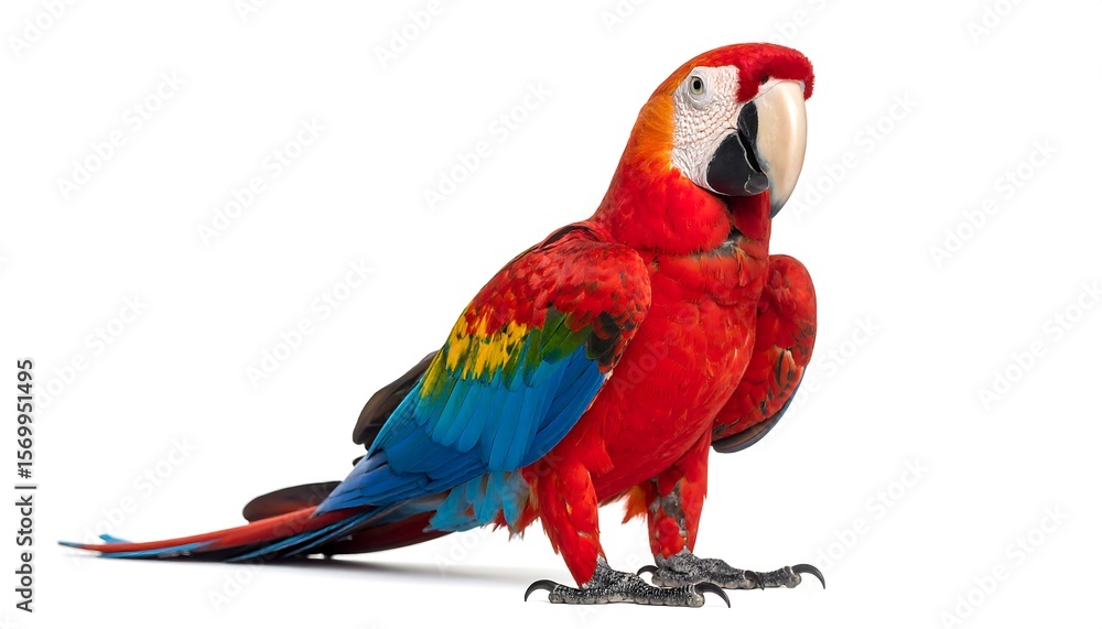Fototapeta premium Scarlet Macaw Profile