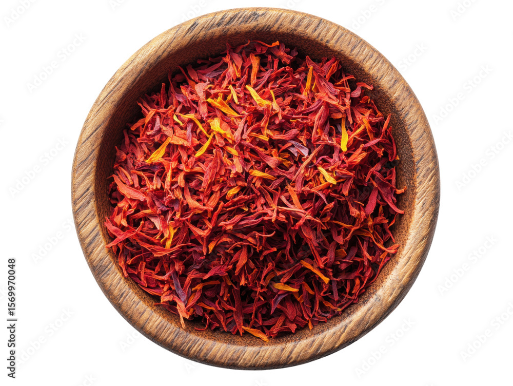 Fototapeta premium A bowl of red and orange spices