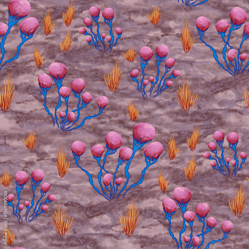 Strange Alien World Landscape