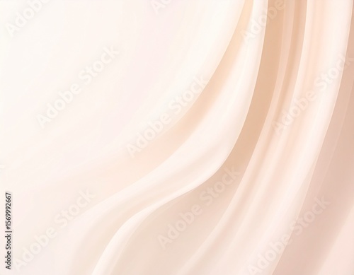 Vertical blush-to-ivory ultra-soft gradient