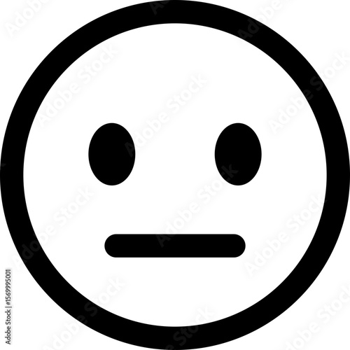Sad emoticon emoji icon. Sad emoticon icon expression isolated on transparent background. Disappointment, unhappy, sadness emoticon with a downturned mouth vector illustration.