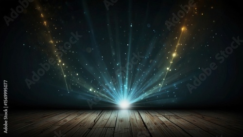 Blurred rainbow refraction overlay effect. Light lens prism effect on black background. Holographic reflection, crystal flare leak shadow overlay. Colorful rainbow disco ball light
