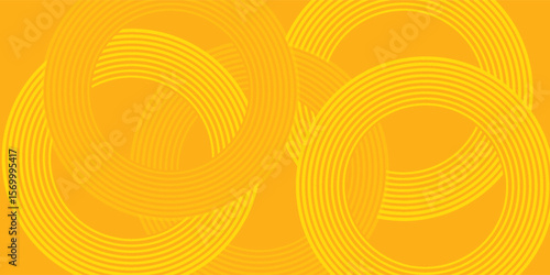 Pasta background, spaghetti abstract geometric pattern. Macaroni yellow poster. Wavy abstract pattern.