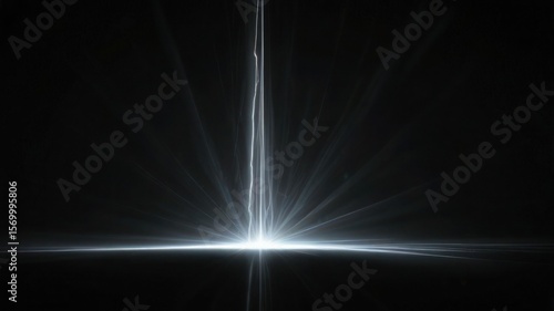 Lightning blue light effect abstract background