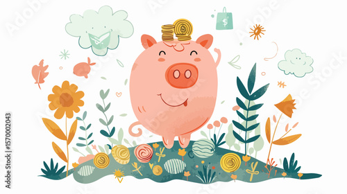 Smart Savings: Grow Your Money Wisely. Invest, Budget, Financial Growth, Prosperity, Wealth         