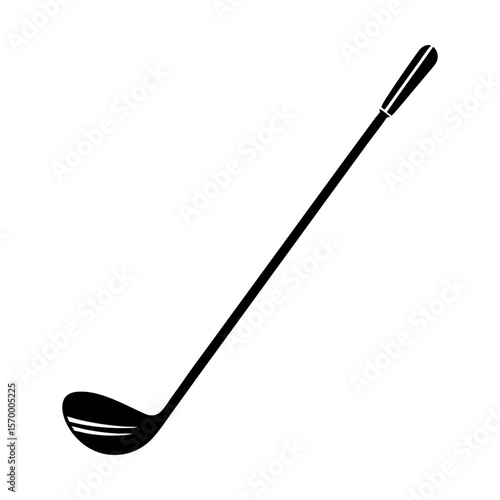 Golf club sport equipment golfing game recreation activity silhouette