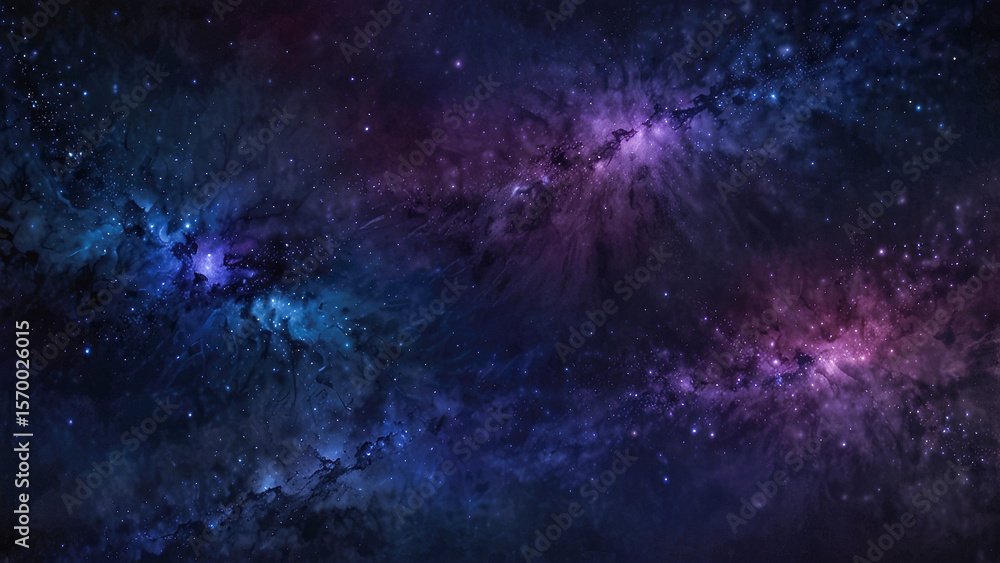 Naklejka premium space galaxy background