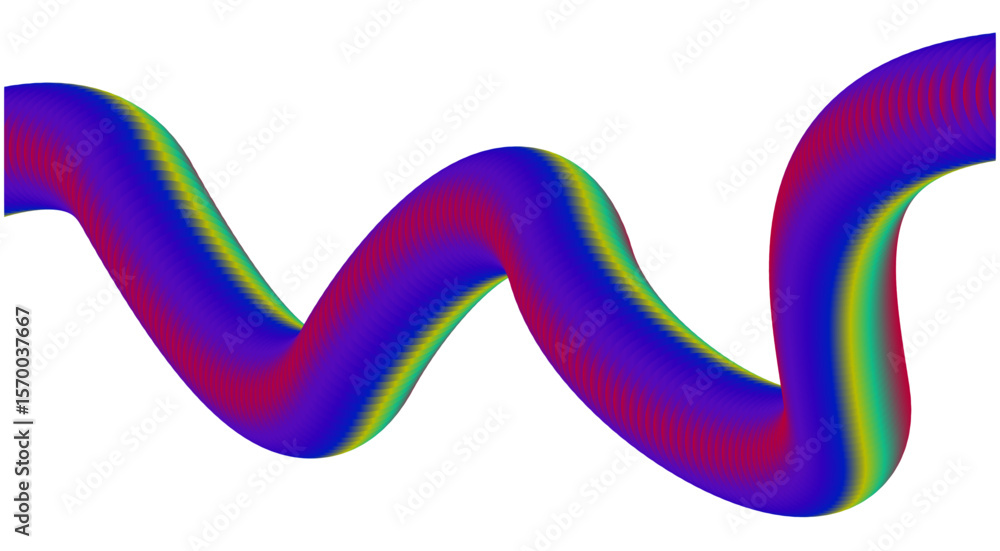 Fototapeta premium 3D Blend Fluid Design Purple Colorful Gradient Abstract Background Vector Illustration