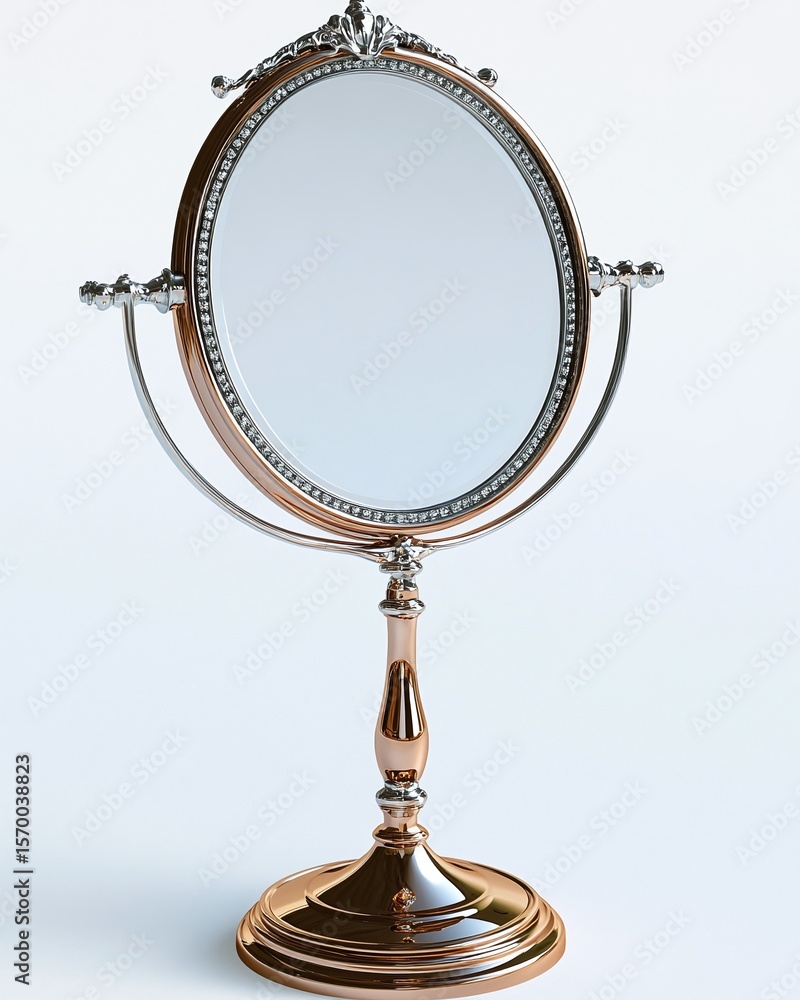 Rose Gold Oval Vanity Mirror Rose Gold Oval Vanity Mirror