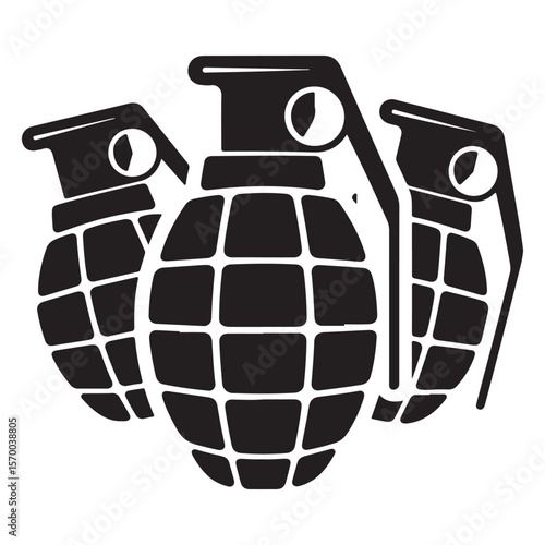 vector illustration of a bomb
