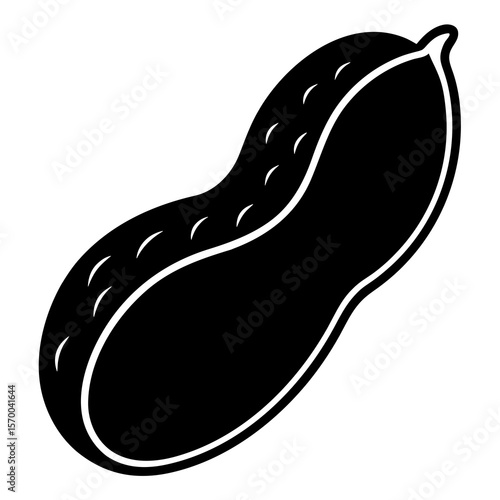 Navy Bean  vector in AI format ideal for food, nutrition, vegan, and organic design projects.