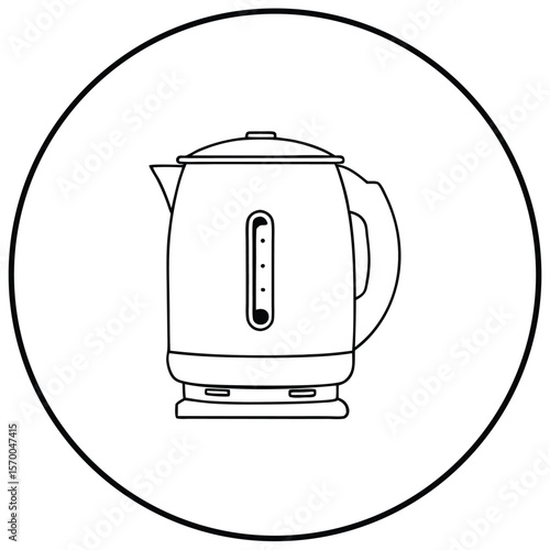 Electric Kettle Icon appliance kitchen