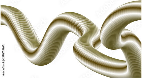 Abstract 3D Fluid Blend Design Brown Color Background Art Vector Illustration