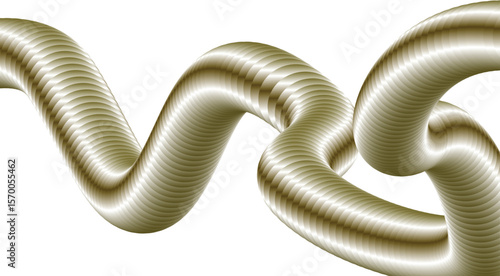 Abstract 3D Fluid Blend Design Brown Color Background Art Vector Illustration