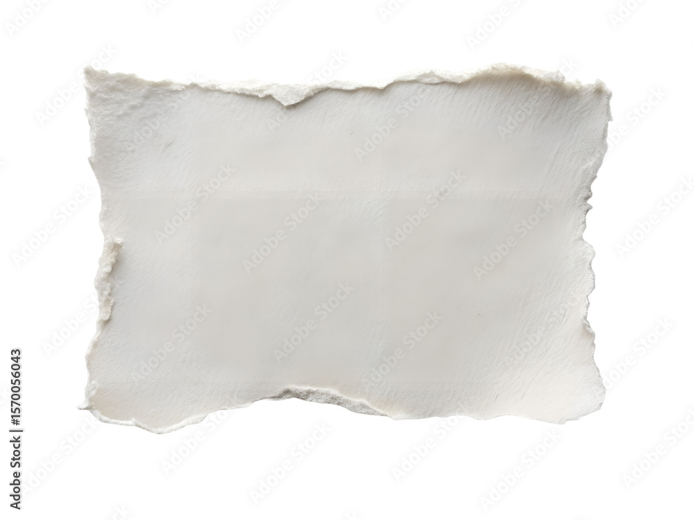 Torn Piece of White Paper Torn Piece of White Paper