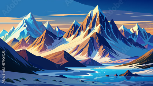 Kluane National Park, Yukon – Towering ice-capped peaks and massive glaciers glow under bright northern daylight, portraying pure arctic grandeur
