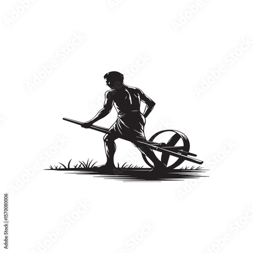 Black and white vector sport illustrations of people in action, including a surfer, a man with a scooter, and a snowboarder, perfect for winter and water extreme activity art