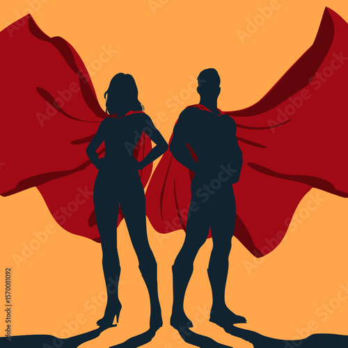 Dynamic Silhouettes with Red Cape