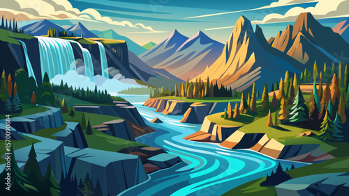 Nahanni National Park, Northwest Territories – Meandering rivers, untouched forests, and cascading waterfalls emerge in a mystical northern sanctuary.