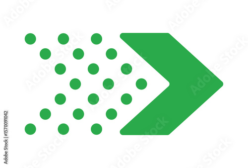 Green arrow icon on transparent background. flat style.arrow icon for your web site design, logo, app, UI design arrow indicated the direction symbol.