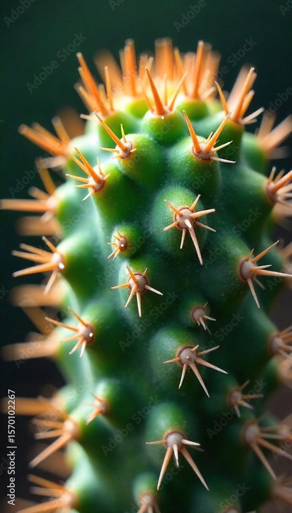 Close-up of a Prickly Cactus A Cautionary Tale of Natures Resilience and Defense Mechanisms in the Arid Southwest Close-up of a Prickly Cactus A Cautionary Tale of Natures Resilience and Defense Mechanisms in the Arid Southwest