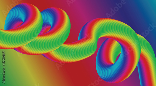 Blend Flowing Background Gradient Colors Abstract Design Art Vector Illustration