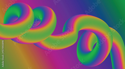 Blend Flowing Background Multicolor Gradient Abstract Design Art Vector Illustration