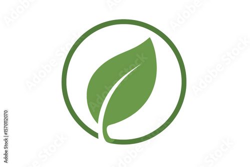 A logo design combining leaves and circles is suitable for spas, hotels, beauty, health, fashion, cosmetics, boutiques, salons, yoga, and therapy, offering a simple and modern vector design for